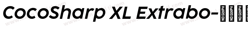 CocoSharp XL Extrabo字体转换